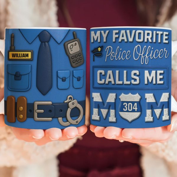 Police Mom Coffee Mug - Personalized Gifts For Mom 05ohti080425