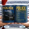 Police Nutrition Facts, Police Car And Police Badge - Personalized Custom Coffee Mug - OFC011_MG