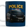 Police, Police Car And Siren - Personalized Custom Coffee Mug - OFC006_MG