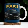 Police, Police Car And Siren - Personalized Custom Coffee Mug - OFC006_MG