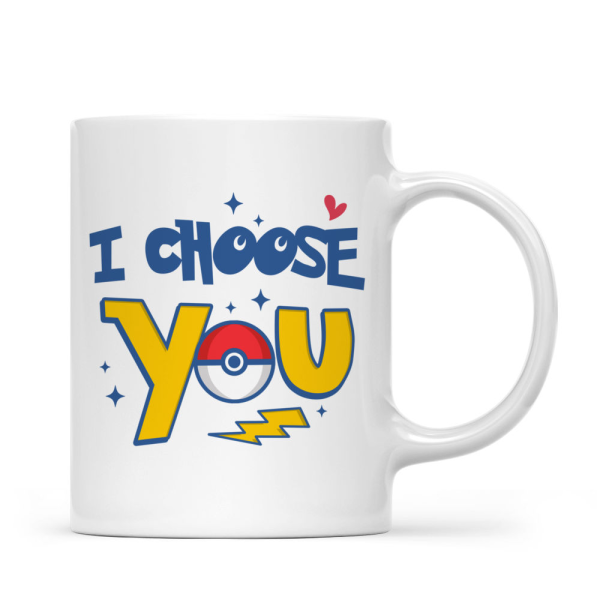 PoMo I Choose You - Personalized Mug - Gift for Couple, Him, Her | CL60 HH01