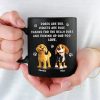 Poop Patrol Says Thank You - Dog Personalized Custom Black Mug - Gift For Pet Owners, Pet Lovers