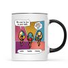 Pop Art We Used To Live In Your Balls Personalized Mug