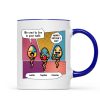 Pop Art We Used To Live In Your Balls Personalized Mug