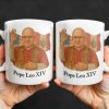 Pope Leo XIV, Flags - Personalized Custom Coffee Mug - FTH086_MG