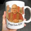 Pope Leo XIV, Flags - Personalized Custom Coffee Mug - FTH086_MG