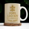 Pope Leo XIV Servus Servorum Dei, Religious Symbols - Personalized Custom Coffee Mug - FTH089_MG