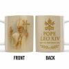 Pope Leo XIV Servus Servorum Dei, Religious Symbols - Personalized Custom Coffee Mug - FTH089_MG