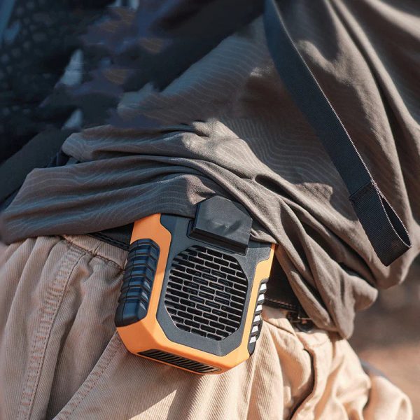 Portable Waist Fan And Power Bank