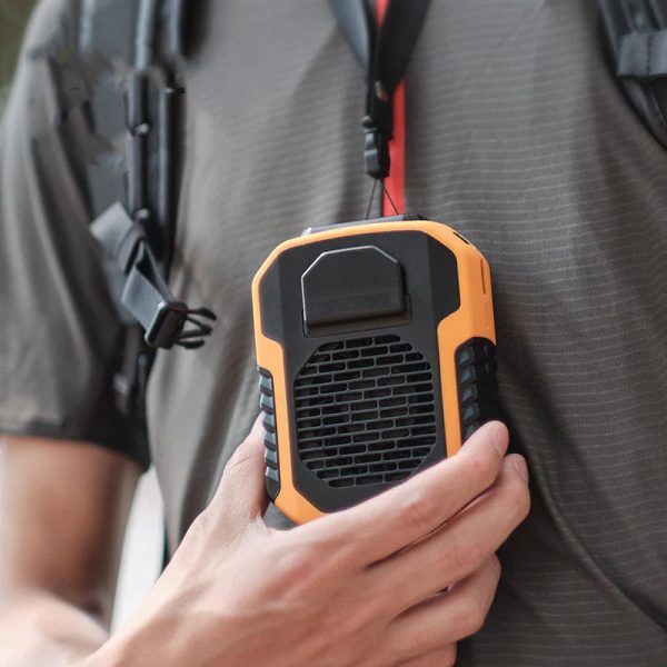 Portable Waist Fan And Power Bank