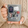 Postal Worker Essentials, Mail Bag And Scanner - Personalized Custom Coffee Mug - JBS125_MG