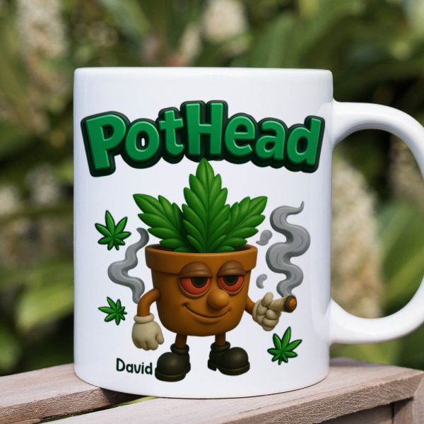 Pothead Mug Personalized Gifts for Smokers 01TOTN230525