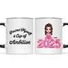 Poured Myself A Cup Of Ambition Personalized Ceramic Mug