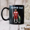 Power Dad Personalized Black Mug, Gift For Father's Day-5QHDT020523
