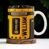 Power Up Your Day With Camera Lens Design - Personalized Custom Coffee Mug - DAD119_MG