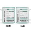 Prescription Tea, One Dose To Be Taken 3-4 Times Per Day - Personalized Custom Coffee Mug - DOC038_MG