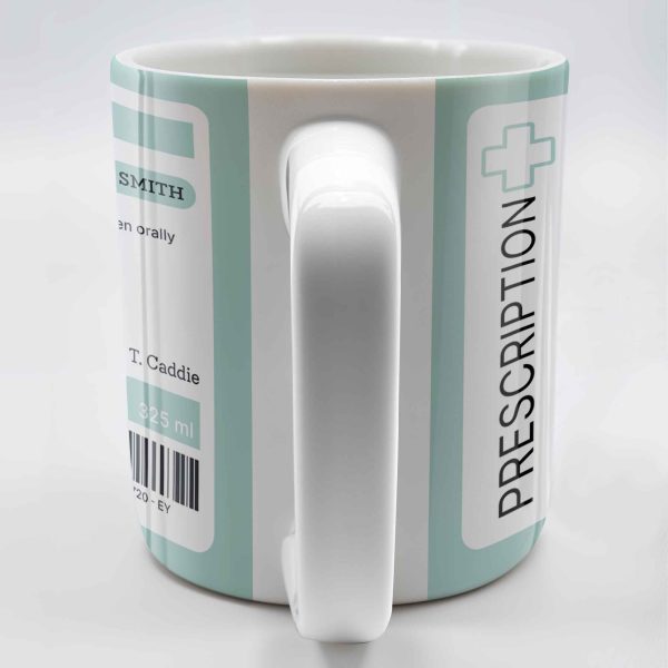 Prescription Tea, One Dose To Be Taken 3-4 Times Per Day - Personalized Custom Coffee Mug - DOC038_MG