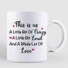 Pretty Besties Standing On The Road Personalized Mug