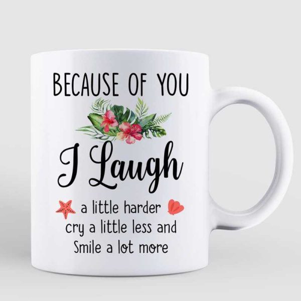 Pretty Cocktail Besties Gift For Best Friends Sisters Personalized Mug