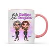 Pretty Sassy Girl Like Mother Like Daughter Gift For Mom Personalized Mug