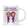 Pretty Sassy Girl Like Mother Like Daughter Gift For Mom Personalized Mug