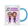 Pretty Sassy Girl Like Mother Like Daughter Gift For Mom Personalized Mug