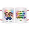 Pride Month LGBT Y2K Couple I Met You Personalized Mug, Gift For Couple