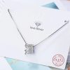 Princess Crown Cz Pendant Necklace: Unique Fine Jewelry For Women