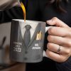 Principal Since Suit And Tie Design - Personalized Custom Coffee Mug - TEACH052_MG