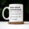 Problem-Solving Expert Supervisor Organizes Daily Chaos - Personalized Custom Coffee Mug - COL049_MG