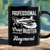 Professional Crop Duster Funny Personalized Mug, Silent But Deadly Sarcastic Men Gift with Custom Name