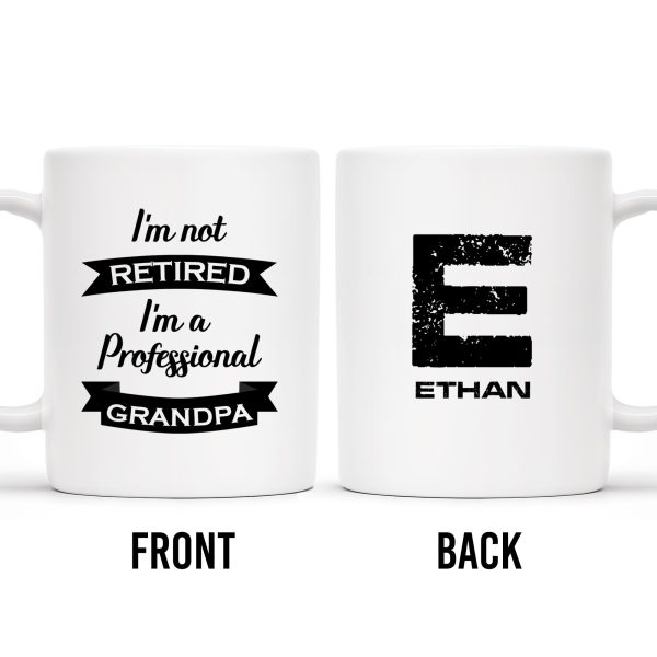 Professional Grandpa Mug, Perfect Retirement Gift - Personalized Custom Coffee Mug - GRP014_MG