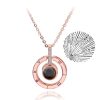 Projection Necklace 100 Languages I Love You Pendant Jewelry