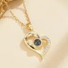 Projection Necklace 100 Languages I Love You Pendant Jewelry