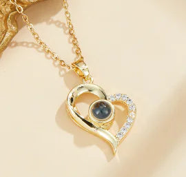Projection Necklace 100 Languages I Love You Pendant Jewelry