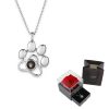 Projection Necklace Set With Rose Gift Box