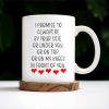 Promise To Always Be By Your Side Romantic Hearts Design - Personalized Custom Coffee Mug - CPL133_MG