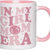 Promoted To Mommy Coffee Mug Funny Gift for Mom of Girls, Pregnancy New Mom Gift, Birthday Mother's Day Baby Shower Gift