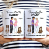 Promoted To Mommy & Daddy Baby Arriving - Personalized White Edge-to-Edge Mug