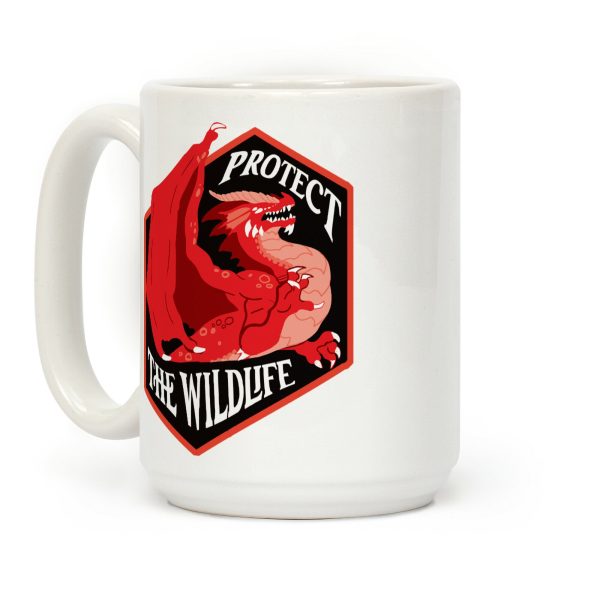 Protect The Wildlife Red Dragon Coffee Mug