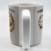 Protected By Dad Clutched Fist Design - Personalized Custom Coffee Mug - DAD264_MG