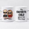 Proud Dad Of A Freaking Awesome Daughter - Family Personalized Custom Mug - Father's Day, Birthday Gift For Dad