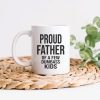 Proud Father Of A Dumbass Kids Family Coffee Mug, HN590
