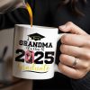 Proud Grandma Of A Class Of 2025 Graduate, Graduation Cap and Diploma - Personalized Custom Coffee Mug - GRAD266_MG