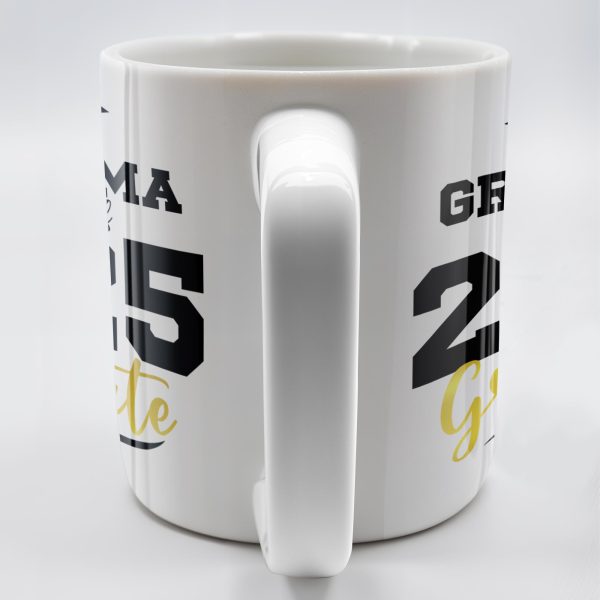 Proud Grandma Of A Class Of 2025 Graduate, Graduation Cap and Diploma - Personalized Custom Coffee Mug - GRAD266_MG