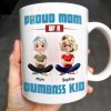 Proud Mom Of A Dumbass Kid Cartoon Characters - Personalized Custom Coffee Mug - MOM055_MG