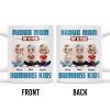 Proud Mom Of A Few Dumb*ss Kids Cartoon Characters - Personalized Custom Coffee Mug - MOM057_MG