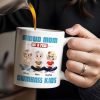 Proud Mom Of A Few Dumb*ss Kids Cartoon Characters - Personalized Custom Coffee Mug - MOM057_MG