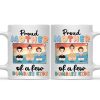 Proud Mother Of Dumbass Kids - Personalized White Ceramic Mug - Gift For Mom, Grandma, Mothers Day | CL50 NA94