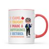 Proud Retired Teacher Personalized Mug, Retirement gift